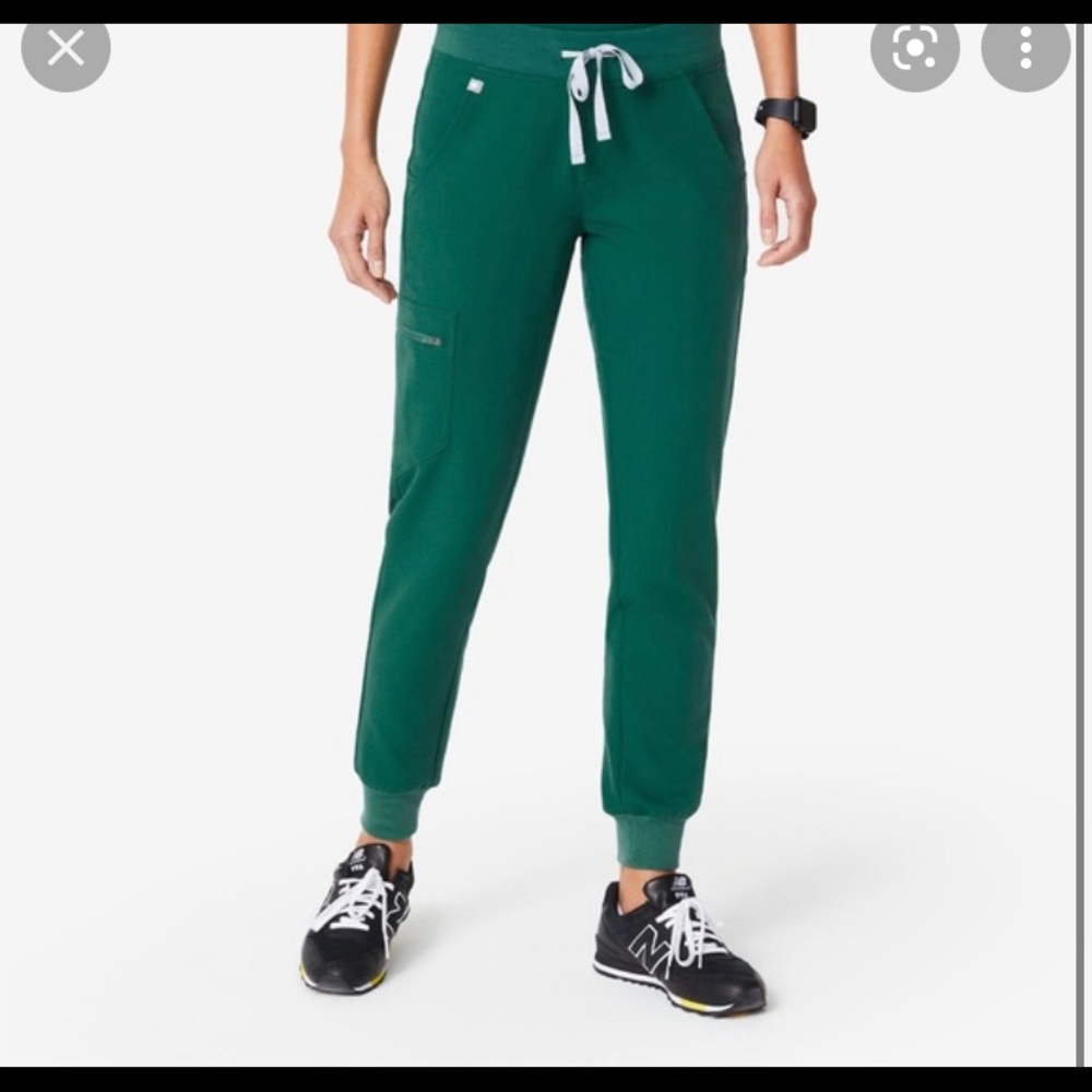 Figs scub pants green